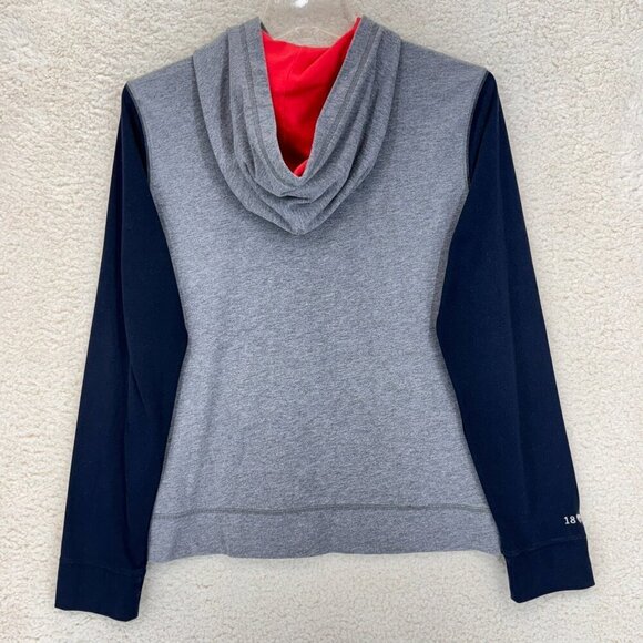 Abercrombie Kids Sweatshirt Boy 15/16 Gray Blue Zip Up Long Sleeve Pockets - Picture 2 of 7
